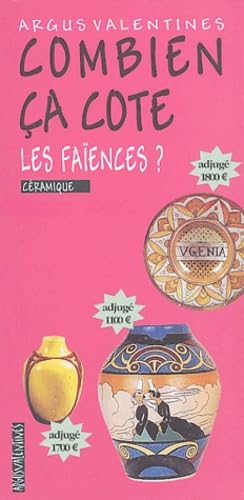 Combien ça cote : Les faïences 9782919769025