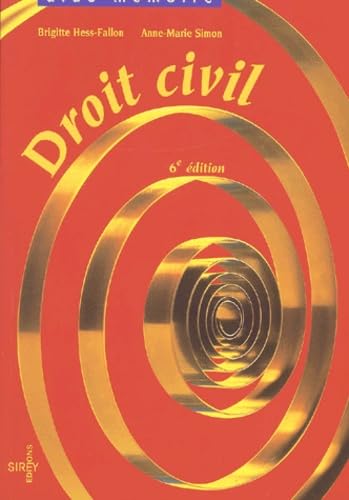 Droit civil, 6eme édition 9782247042647
