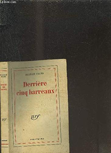 Derrière cinq barreaux 9782070256440