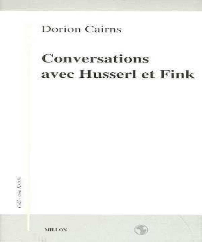 Conversations avec Husserl et Fink 9782841370511