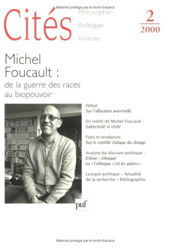 Cités, numéro 2 - 2000 : Michel Foucault : De la guerre des races au biopouvoir 9782130505358