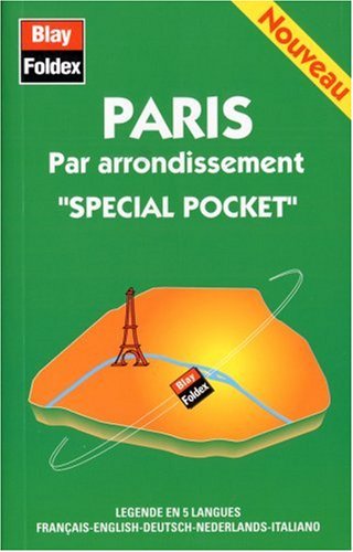 Plan de ville : Paris, par arrondissement (spécial pocket et avec un index) 3135561609083
