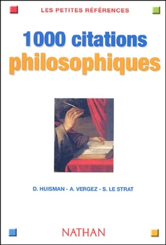 1000 Citations de philosophie 9782091840185