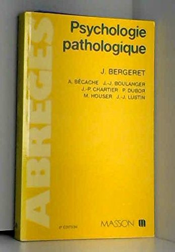 Abrege de psychologie pathologique 102296 9782225848490