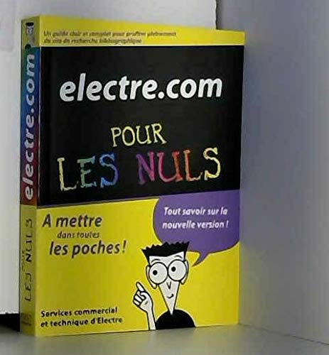 Electre. com pour les nuls 9782754014212