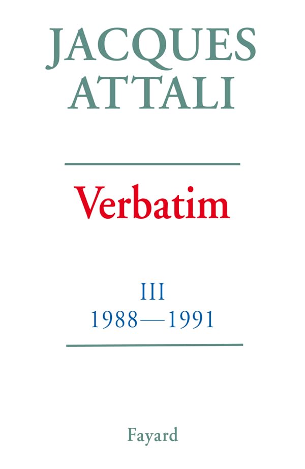 Verbatim: Chronique des années 1988-1991 9782213594248