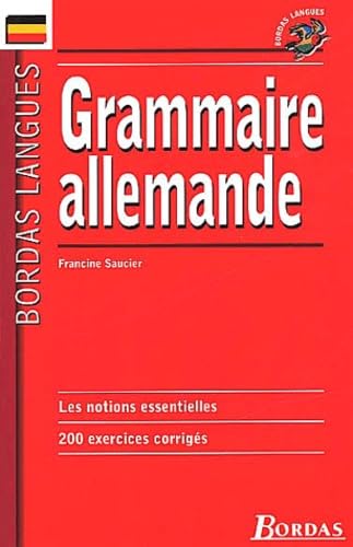 Bordas langues : Grammaire allemande 9782047302507