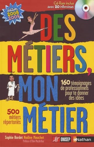DES METIERS MON METIER + CDROM 9782092517390