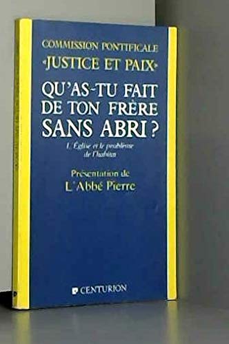 Qu'as-tu fait de ton frère sans abri? 9782227430532