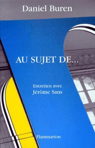 Au sujet de... : Entretien avec Jérôme Sans 9782840891789