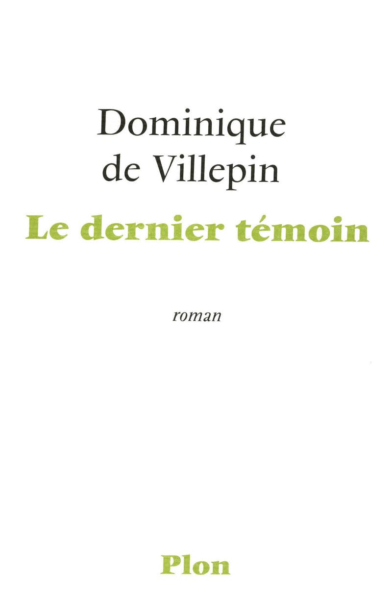 DERNIER TEMOIN 9782259207683