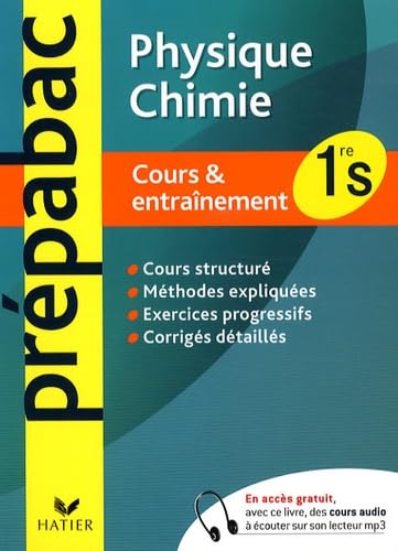 Physique Chimie 1re S: Cours et entraînement 9782218935909