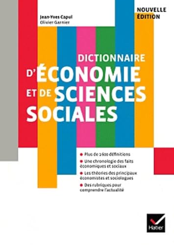 Dictionnaire d'économie et de sciences sociales 9782218952074