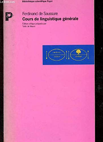 Cours de linguistique générale 9782228881654