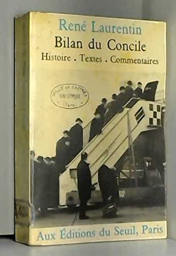 René Laurentin. Bilan du Concile Vatican II : Histoire, textes, commentaires