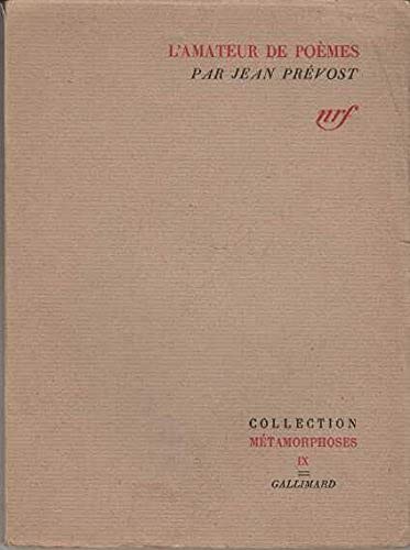 L'amateur de poèmes.