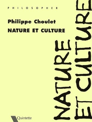 Nature et culture 9782868500342