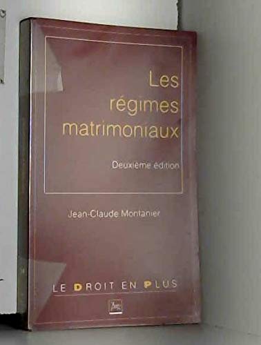 Les régimes matrimoniaux 9782706105623