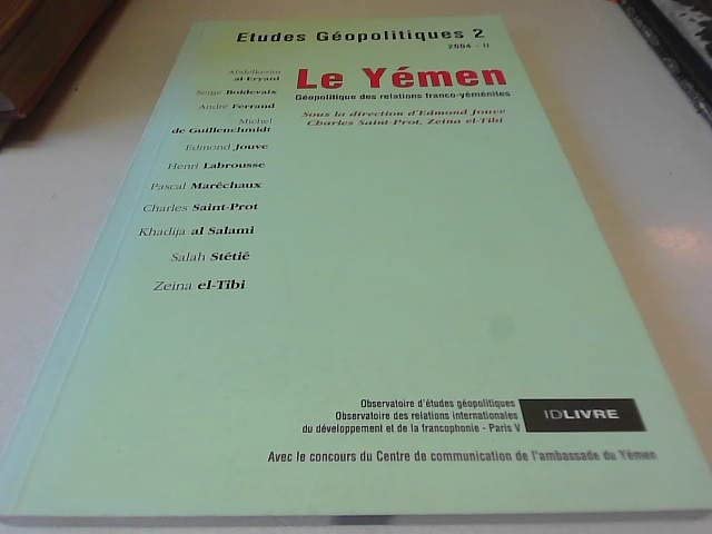 études géopolitiques 2 Le Yémen, 2004