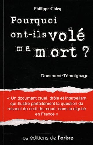 Pourquoi ont-ils volé ma mort ? 9782874620591