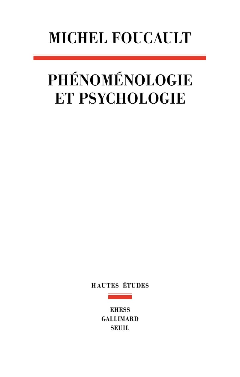 Phénoménologie et Psychologie: 1953-1954 9782021452693