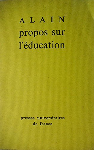 Propos sur l'éducation