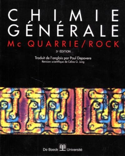 CHIMIE GENERALE.: 3ème édition 9782804114961