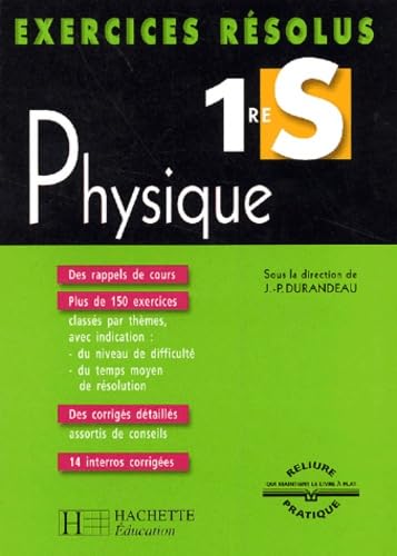 Exercices résolus : Physique, 1ère S 9782011683595