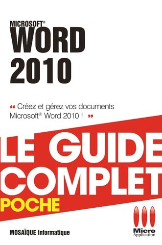 GUIDE COMPLET POCHE WORD 2010 9782300029257