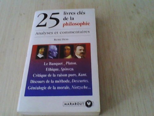 25 livres clés de la philosophie 9782501019262