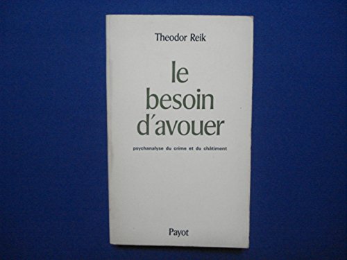 le besoin d avouer