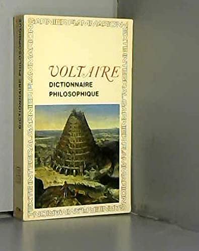 Dictionnaire philosophiqe