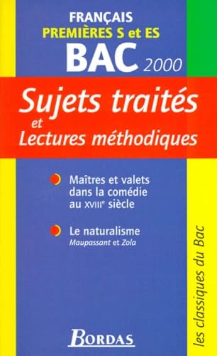 Français, 1ères S et ES 9782045331028