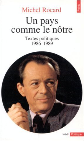 Un pays comme le nôtre. Textes politiques (1986-1989) 9782020114967