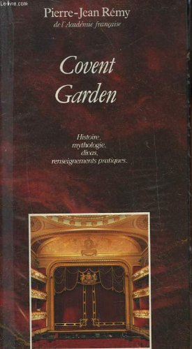Covent garden : royal opéra house 9782710704508