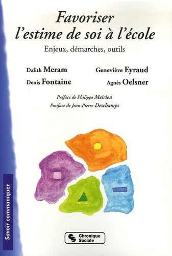 FAVORISER L'ESTIME DE SOI A L'ECOLE 9782850086298