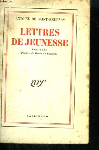 LETTRES DE JEUNESSE: 1923-1931) 9782070256648