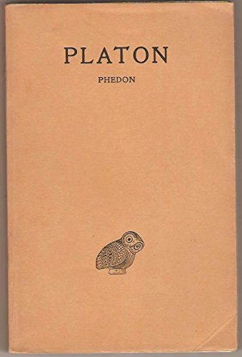 PLATON OEUVRES COMPLÈTES tome IV - 1erre partie PHÉDON.