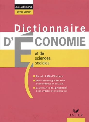 Dictionnaire d'économie et de sciences sociales 9782218740596