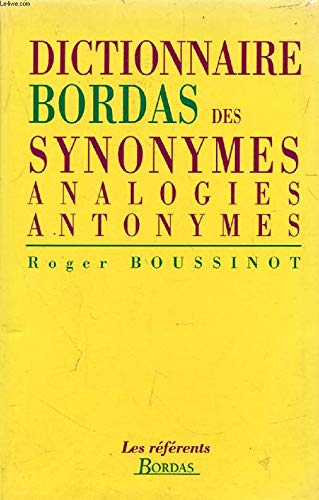 BOUSSINOT/DICT.SYNONY.NP (Ancienne Edition) 9782040280680