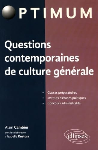Questions contemporaines de culture générale 9782340015180