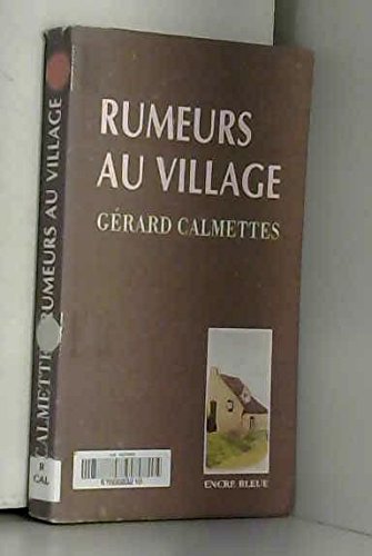 Rumeurs au village 9782843790751