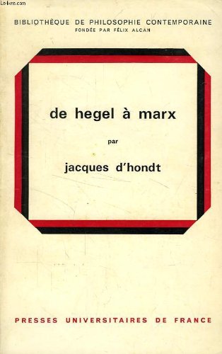 De Hegel à Marx 9782130320722