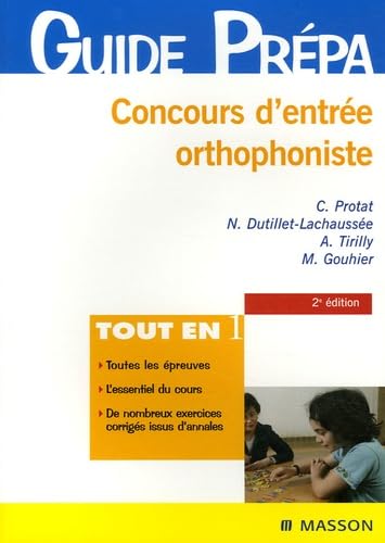 Concours d'entrée Orthophoniste 9782294069277
