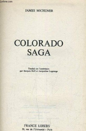 Colorado Saga 9782080608376