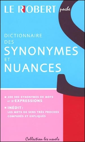 Dictionnaire des synonymes et nuances 9782849021071