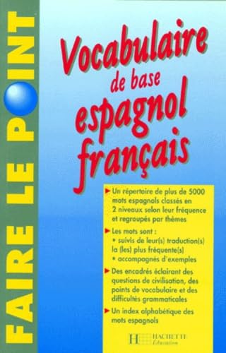 Vocabulaire de base espagnol-français 9782011666383