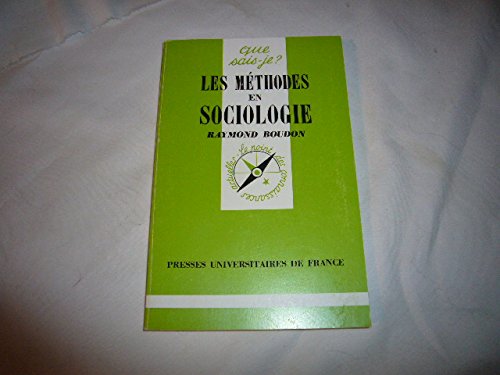 LES METHODES EN SOCIOLOGIE 9782130417828