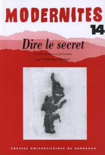 Dire le secret 9782867812668