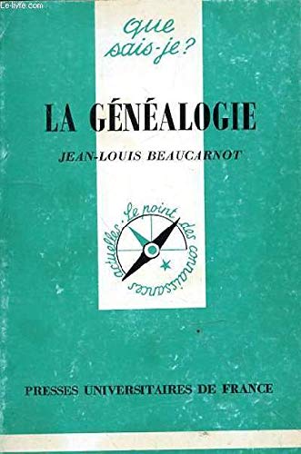 La Généalogie 9782130489191